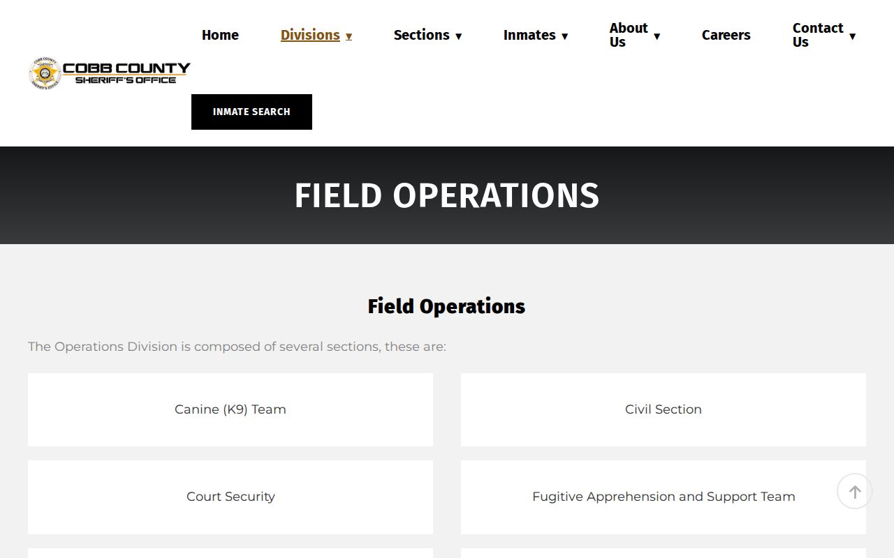 Cobb County outstanding warrant section description